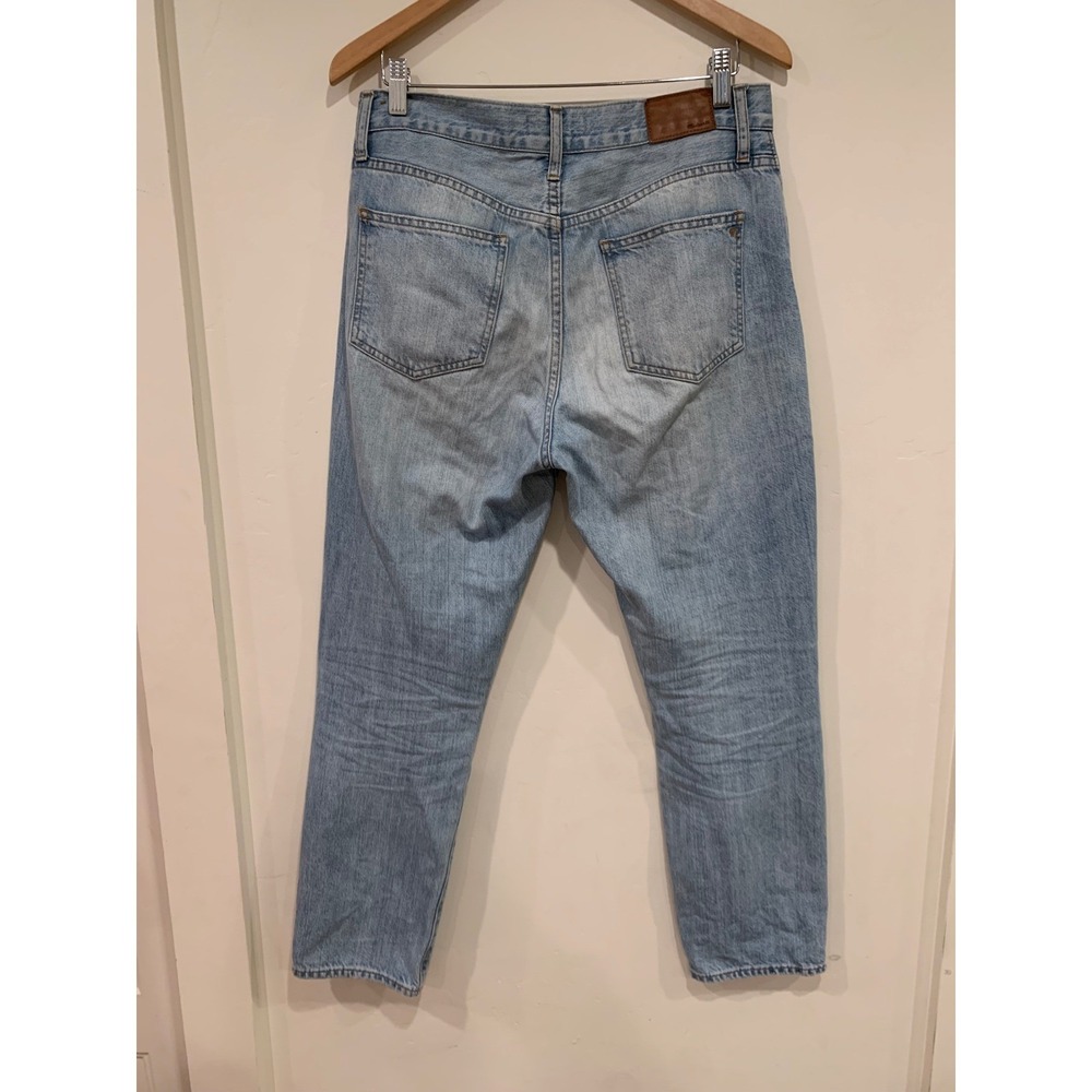 Madewell Womens Perfect Summer Jean 29 Light Blue Coastal High Rise Tapered Leg - Picture 3 of 12